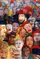 James Ensor Autorretrato con máscaras